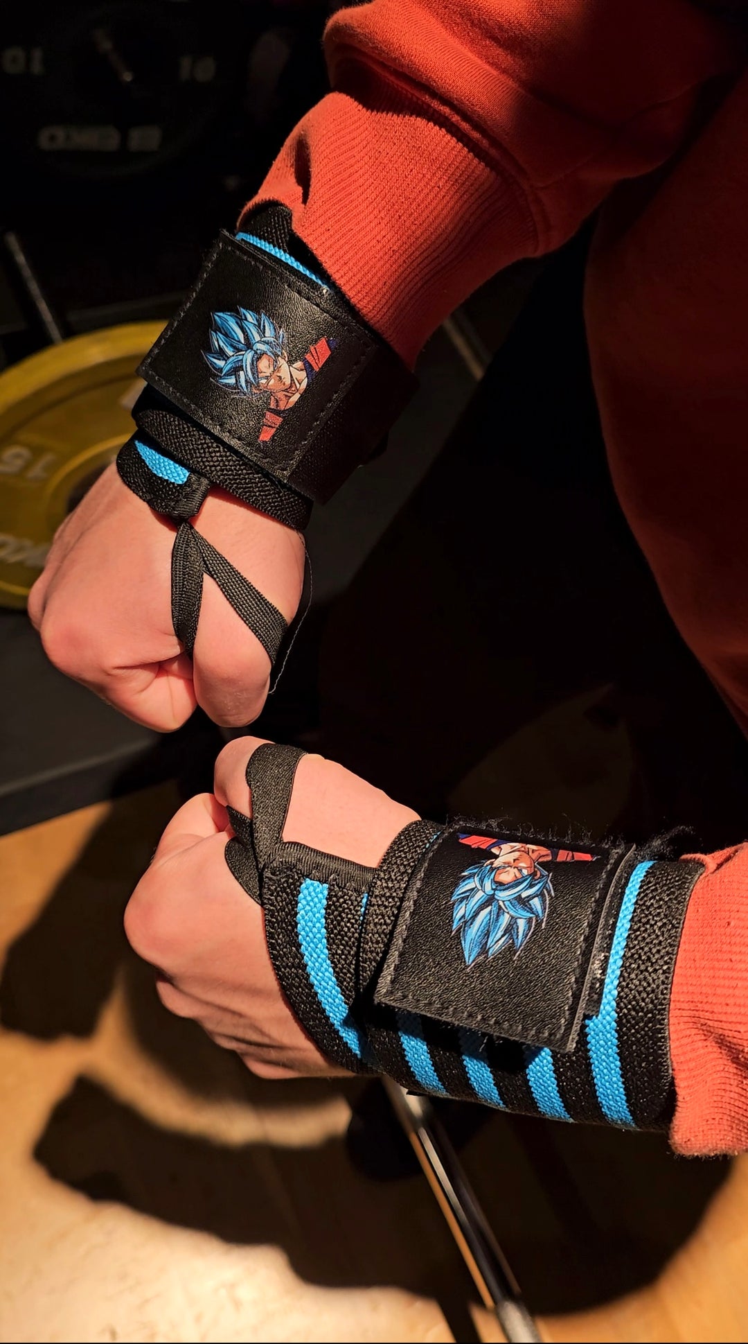 Goku Super Saiyan Blue Wrist Wraps